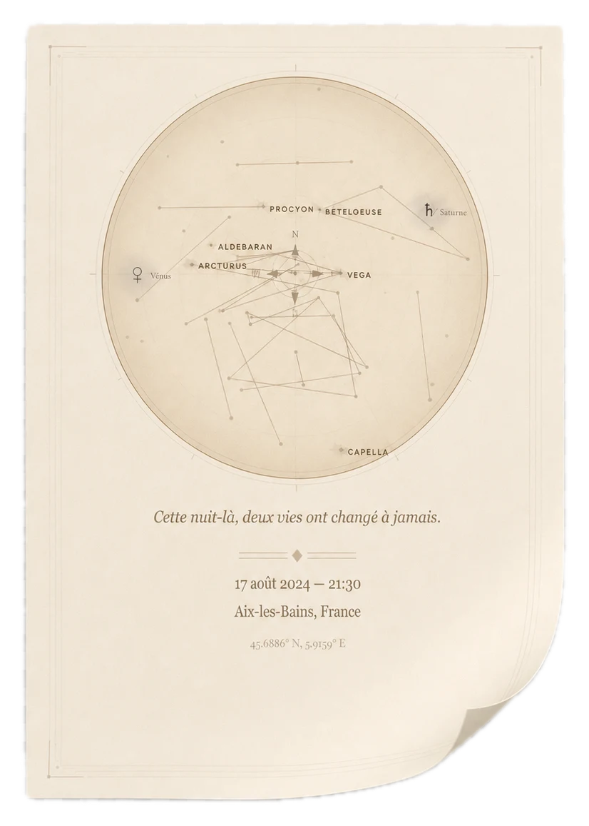 Gravure Céleste