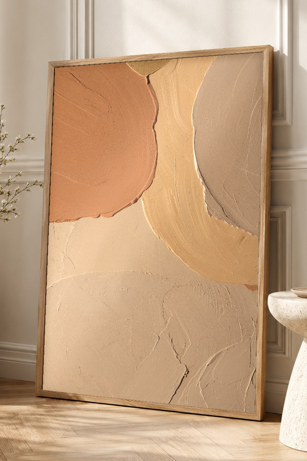Warm Clay Wabi Sabi Wall Art Print