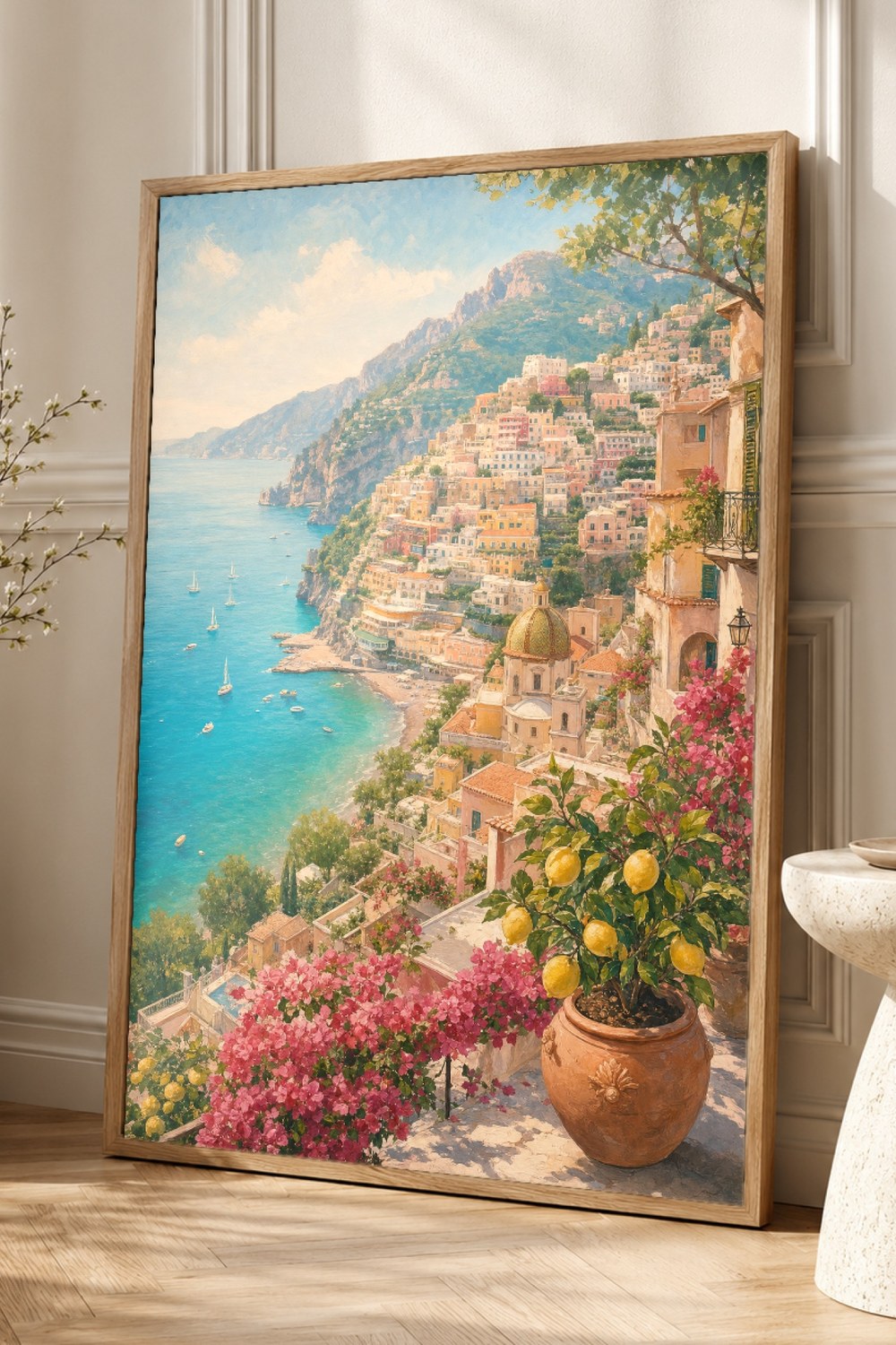 Amalfi Coast Travel Poster
