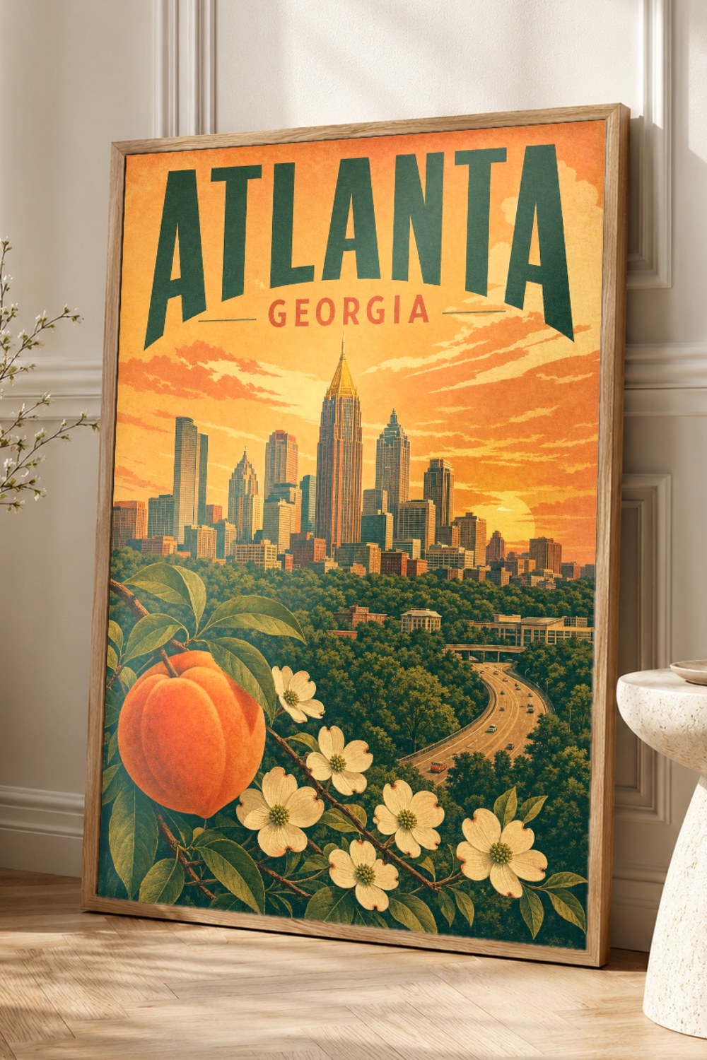 Atlanta Travel Poster