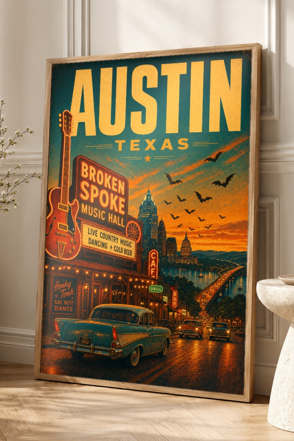 Austin Travel Poster