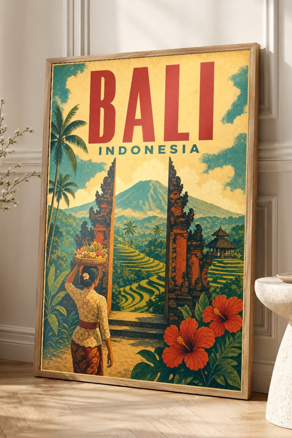 Bali Travel Poster