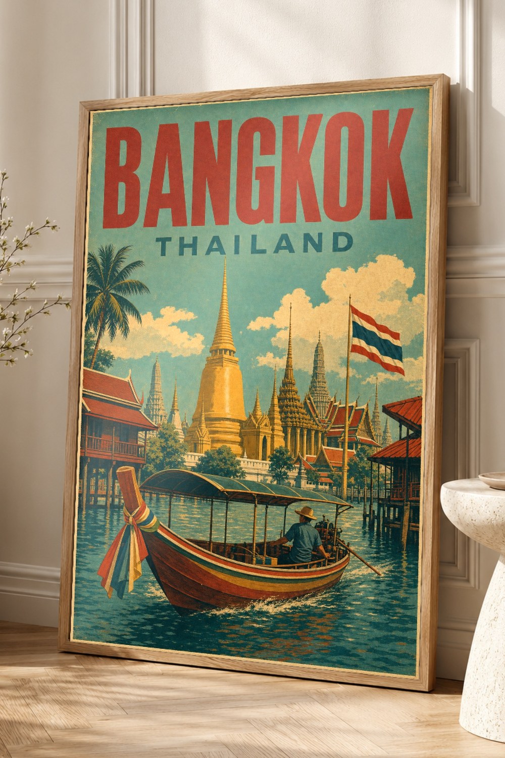 Bangkok Travel Poster