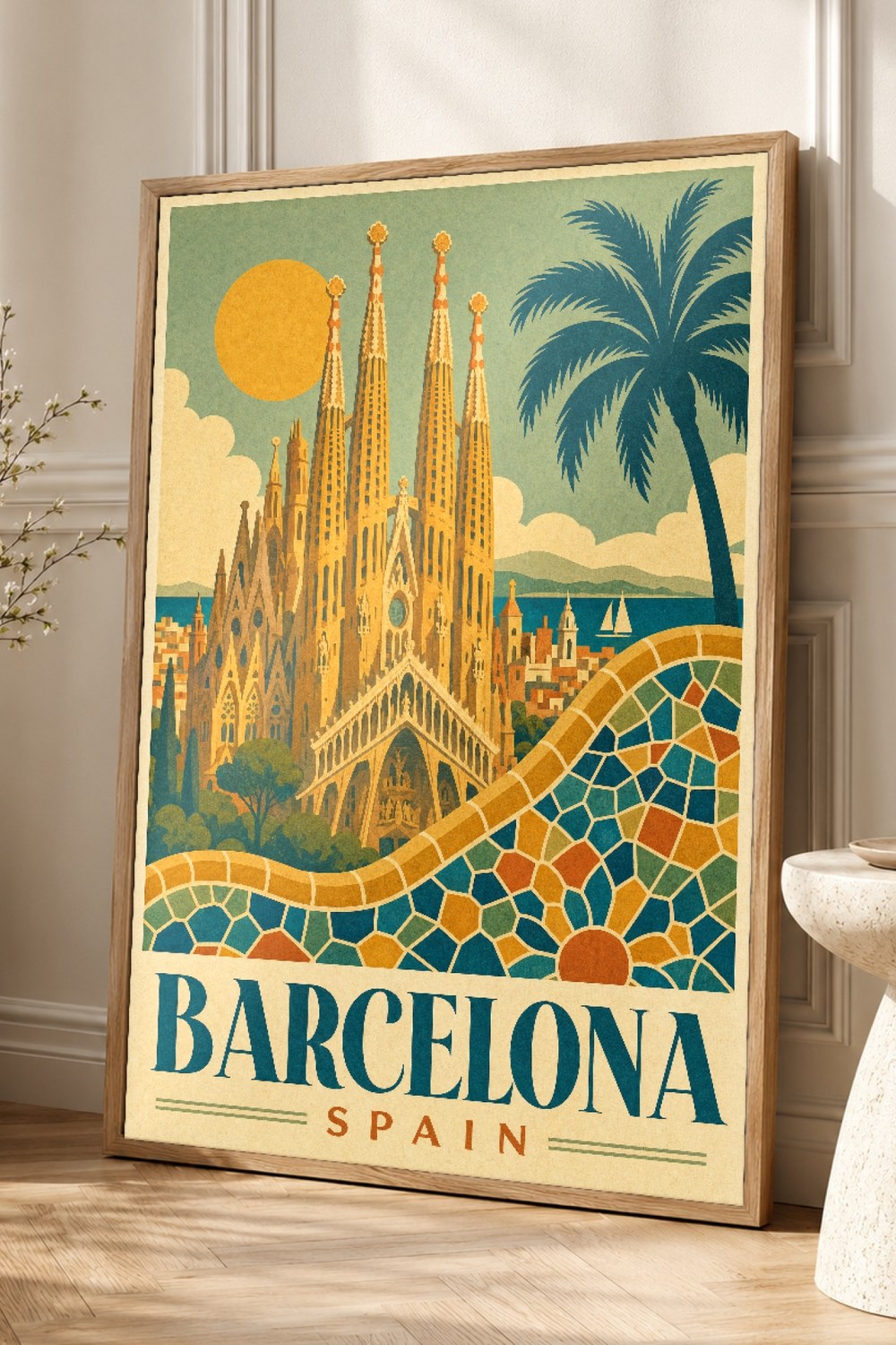 Barcelona Gaudi Vintage