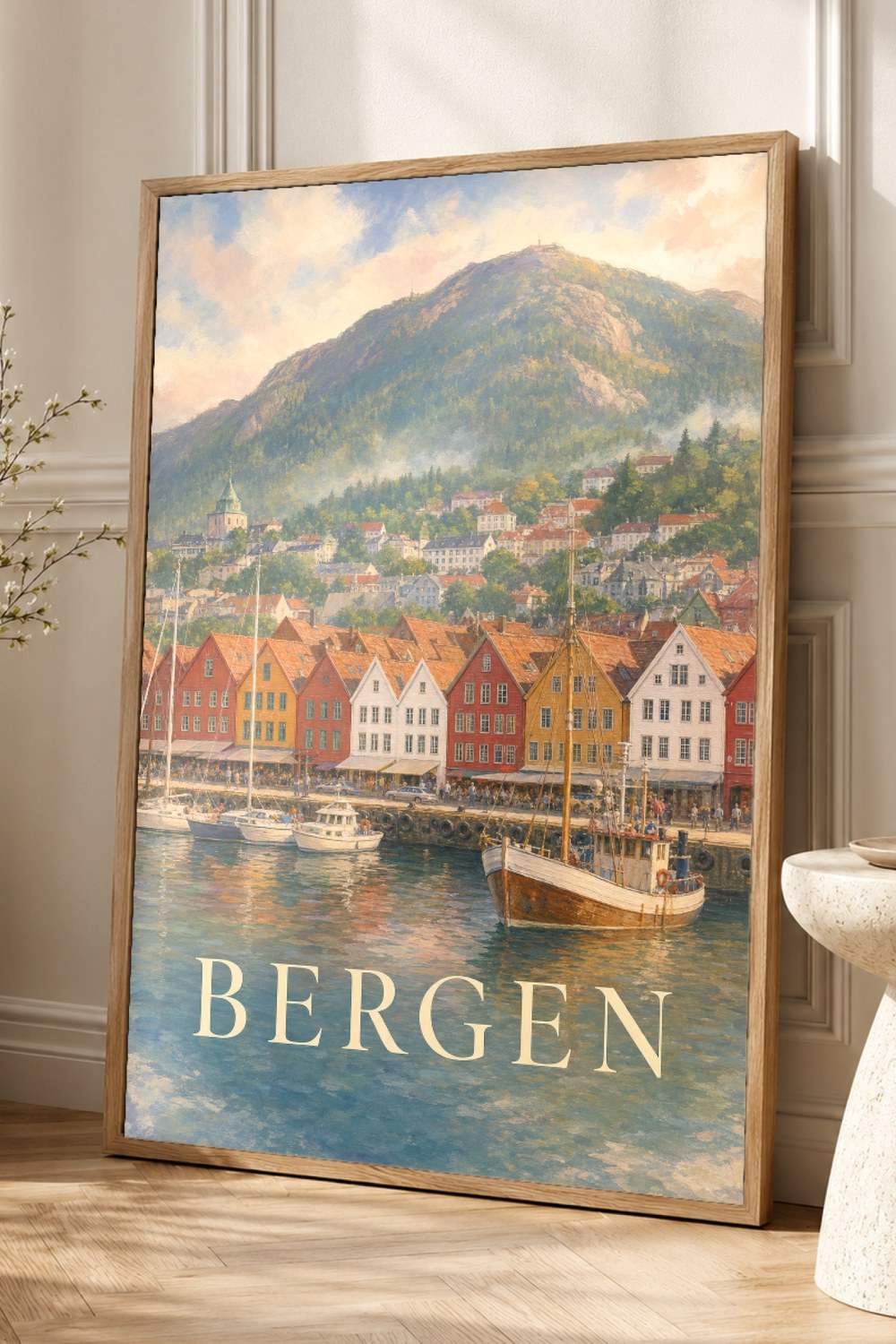 Bergen Travel Poster