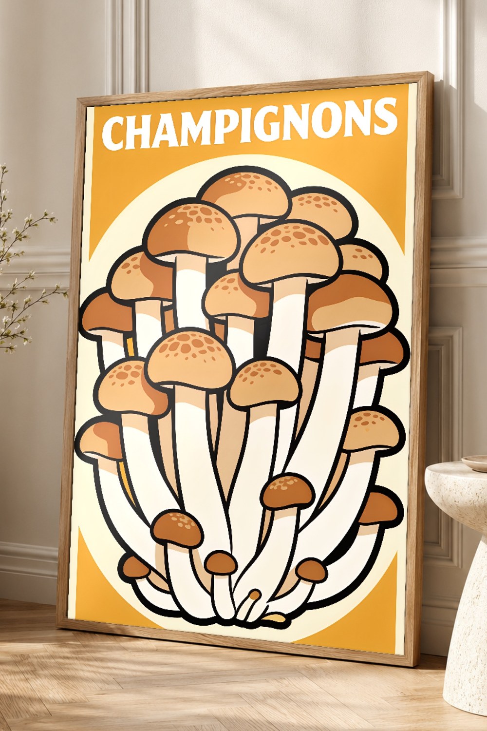 Mushroom Kitchen Wall Art Print
