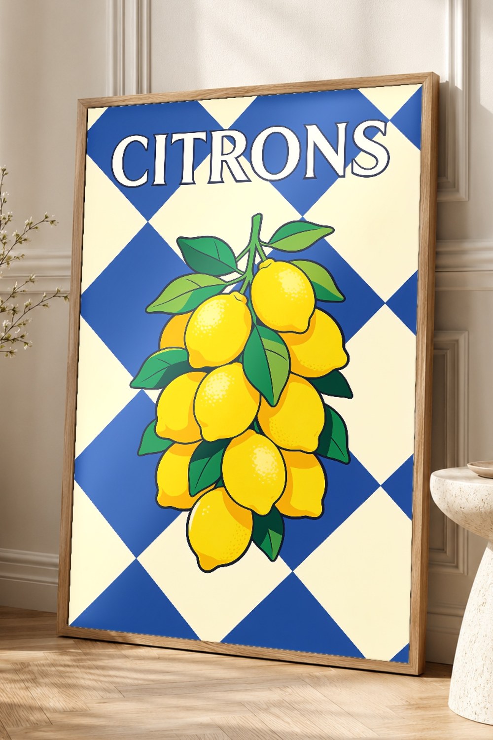 Lemon Kitchen Wall Art Print
