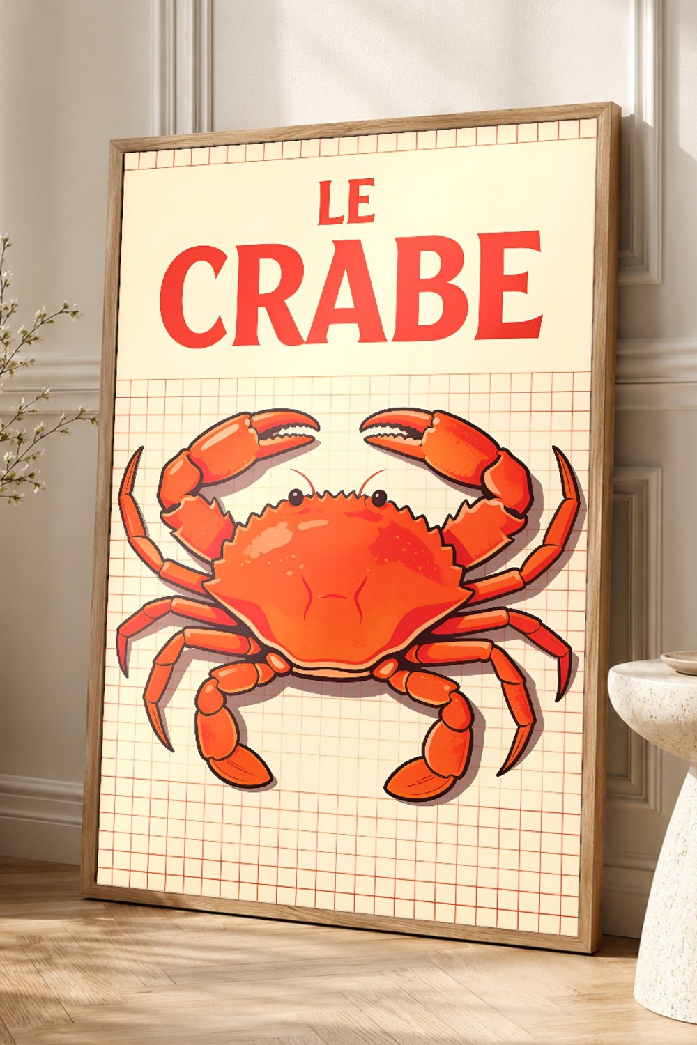 Crab Kitchen Wall Art Print