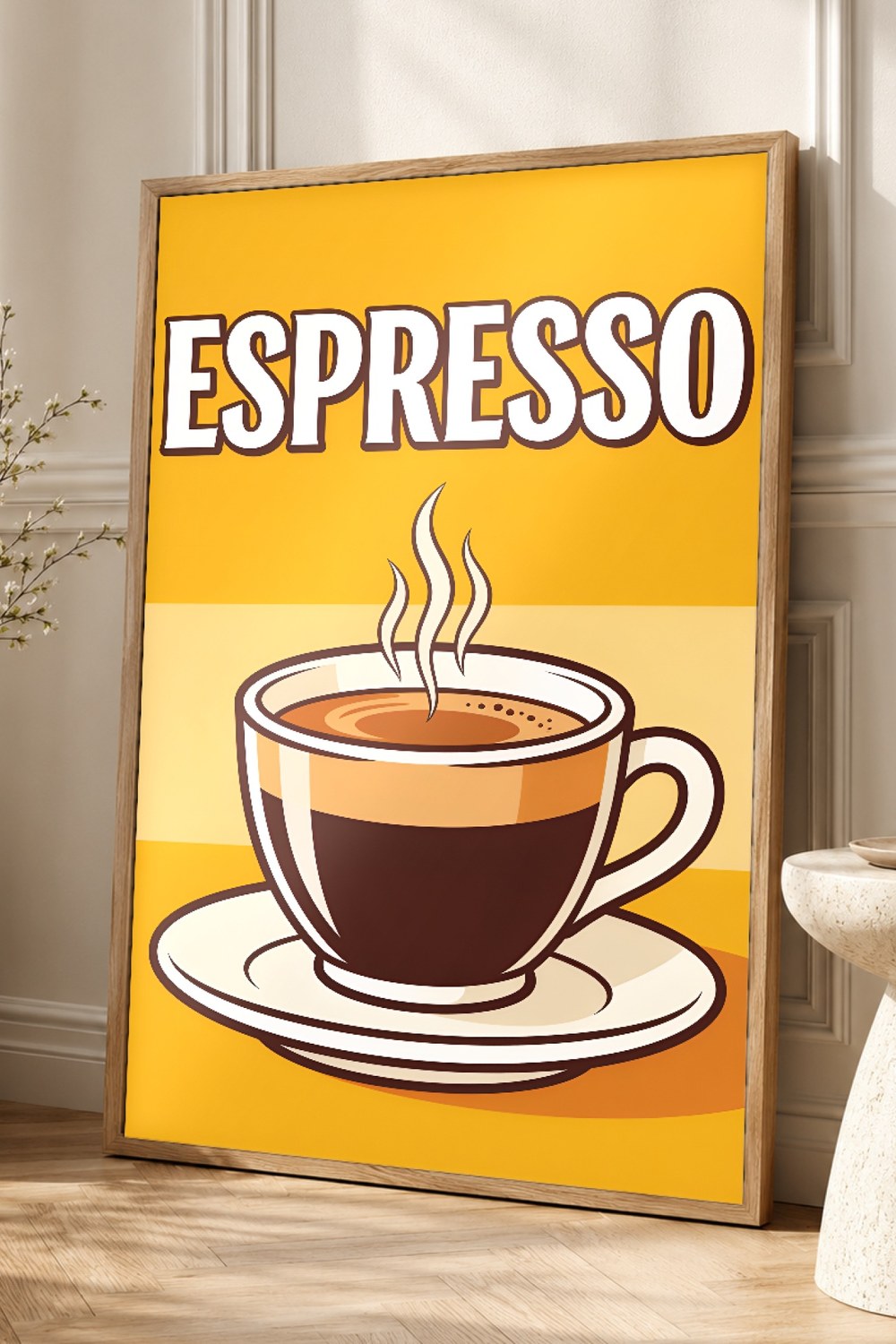 Espresso Kitchen Wall Art Print