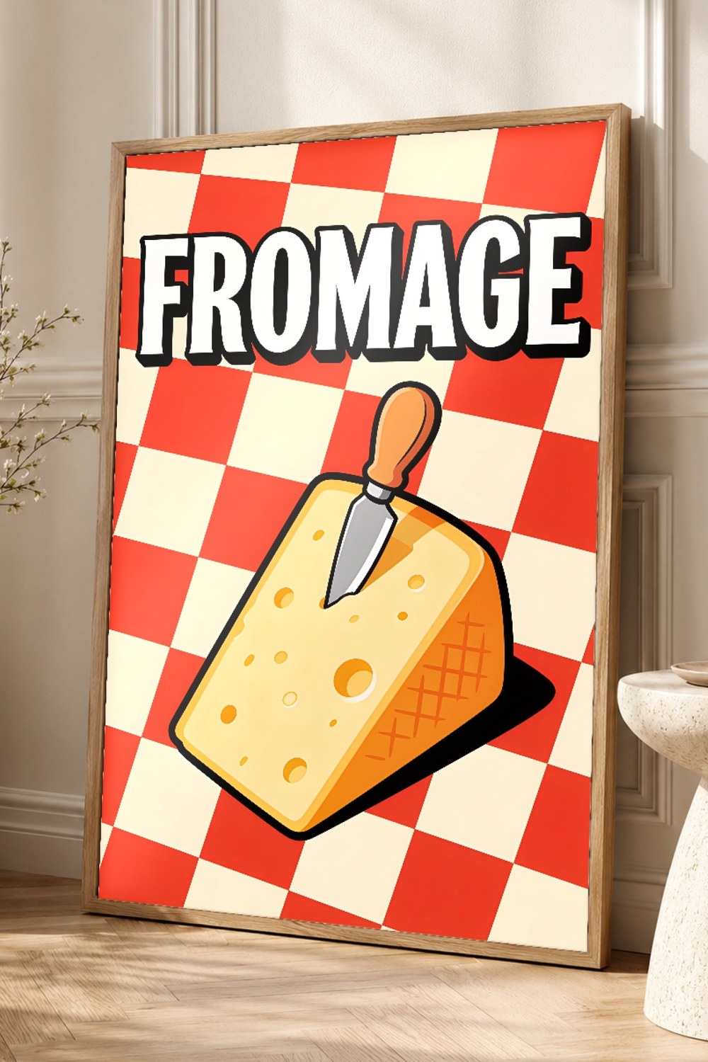 Cheese Kitchen Wall Art Print