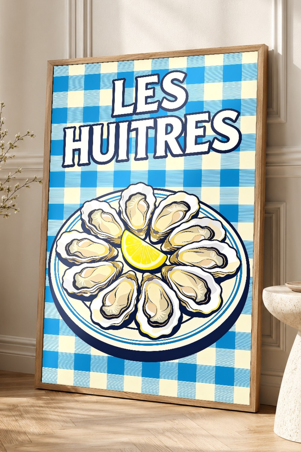 Oyster Kitchen Wall Art Print