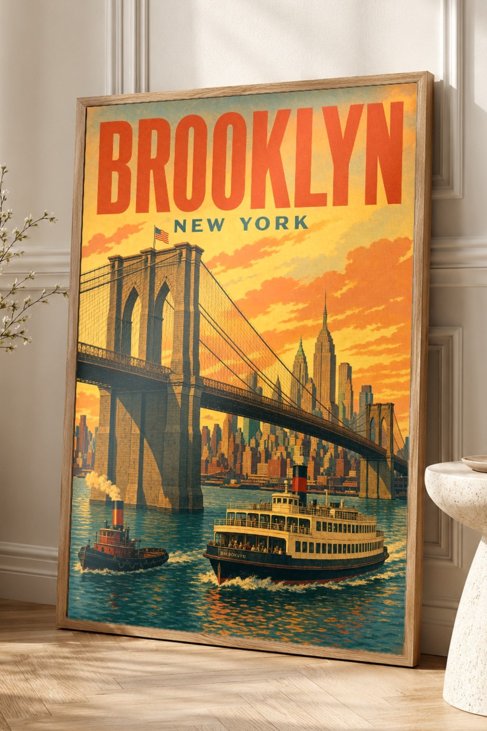 Brooklyn Travel Poster