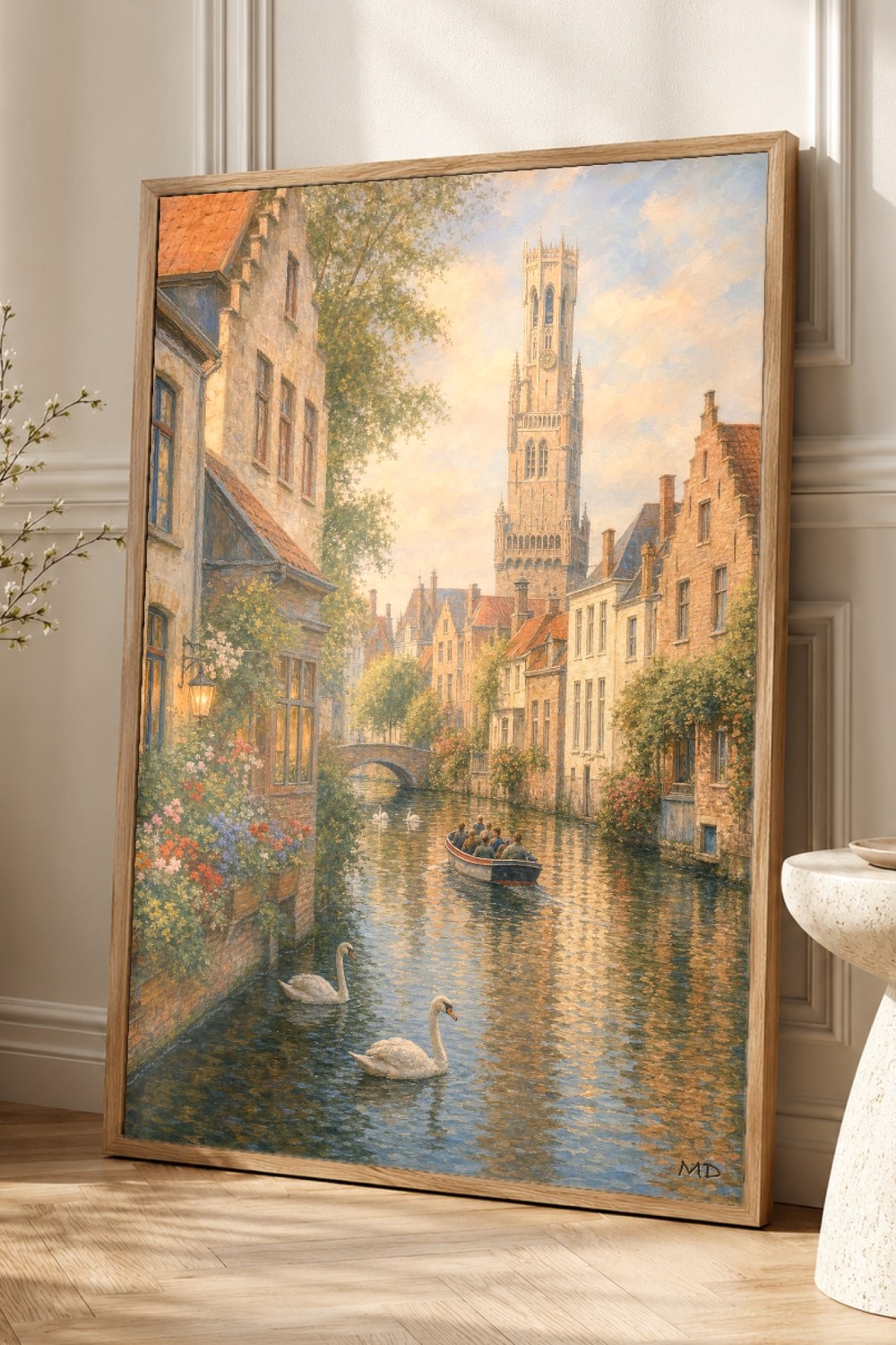 Bruges Travel Poster