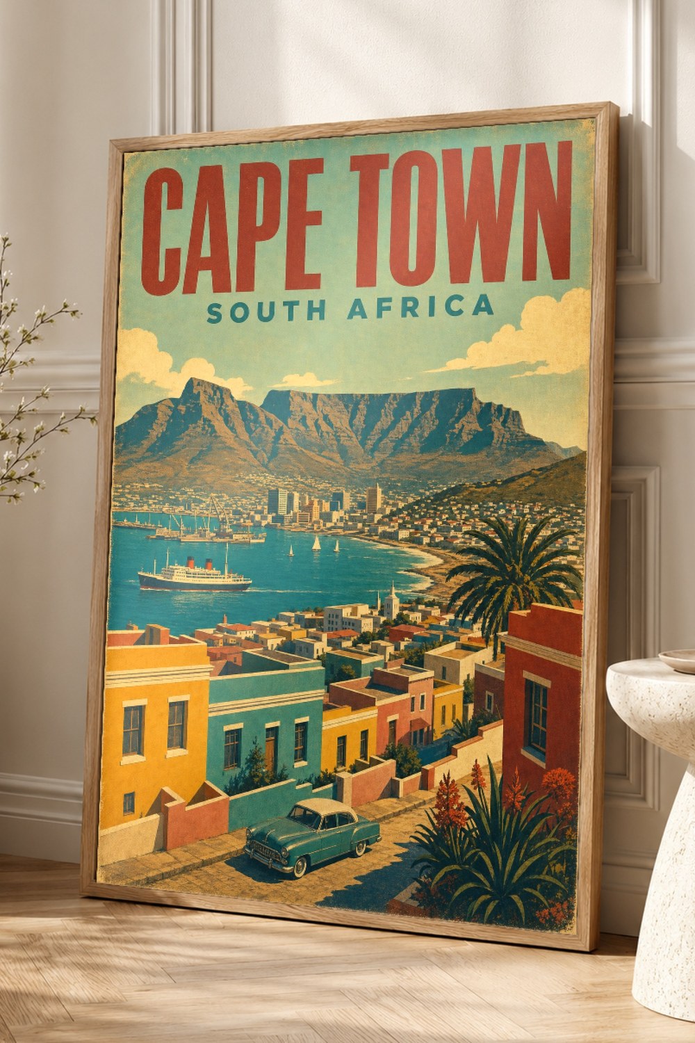 Cape Town Travel Poster