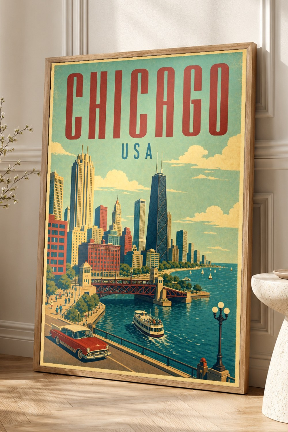 Chicago Travel Poster