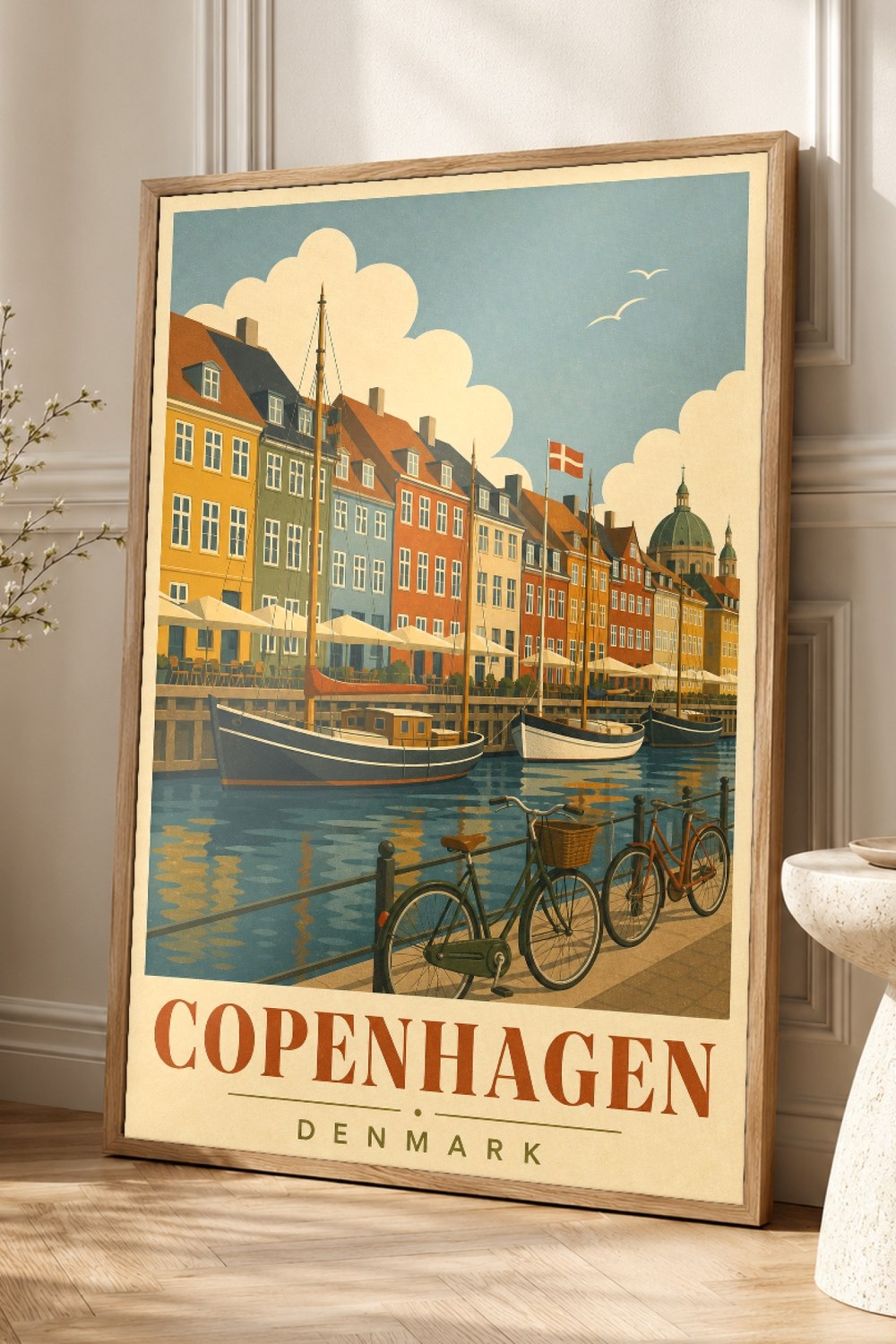 Copenhagen Nyhavn Mid Century