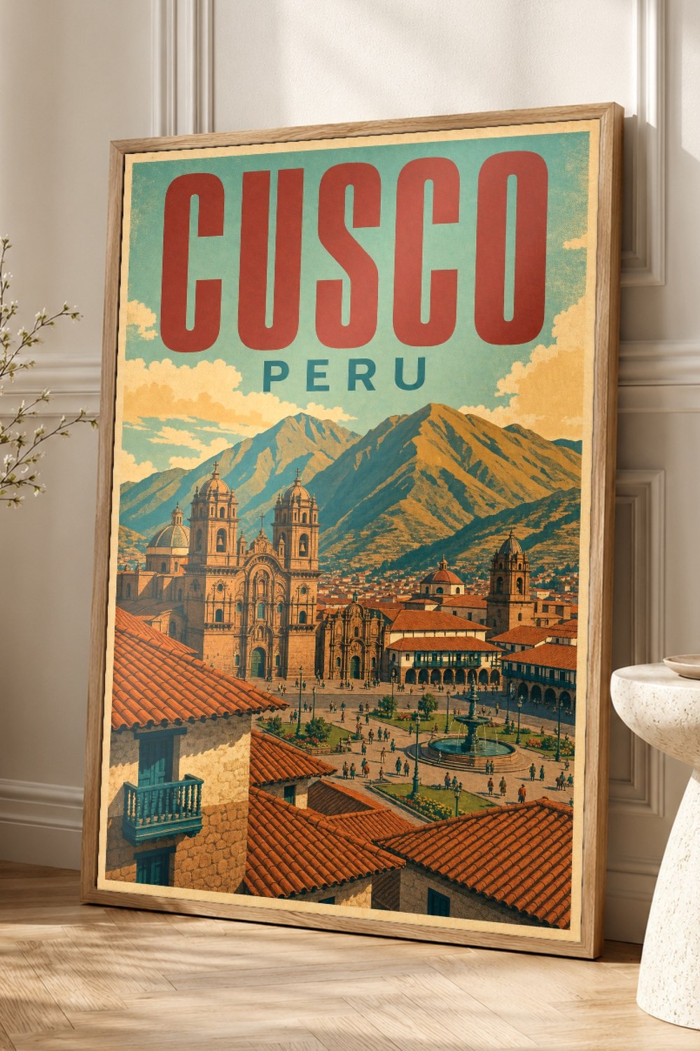 Cusco Travel Poster