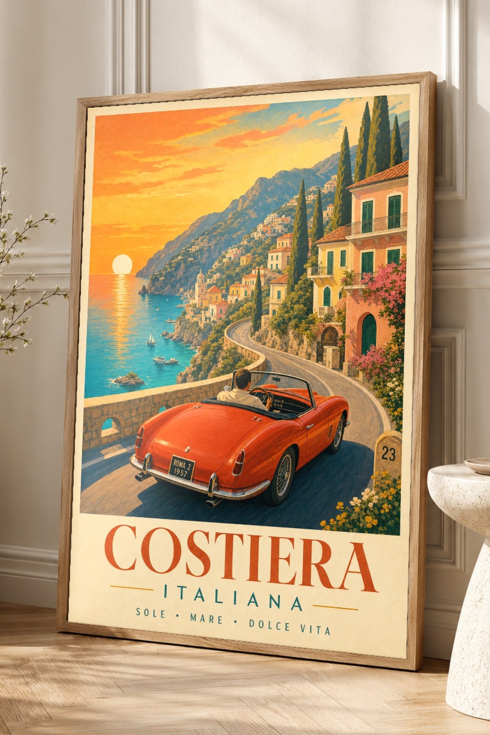 Vintage Car Wall Art Print