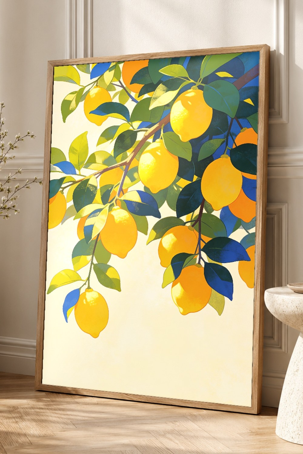 Mediterranean Lemon Kitchen Print