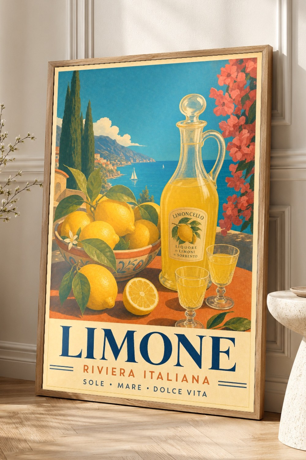 Italian Lemons Wall Art Print