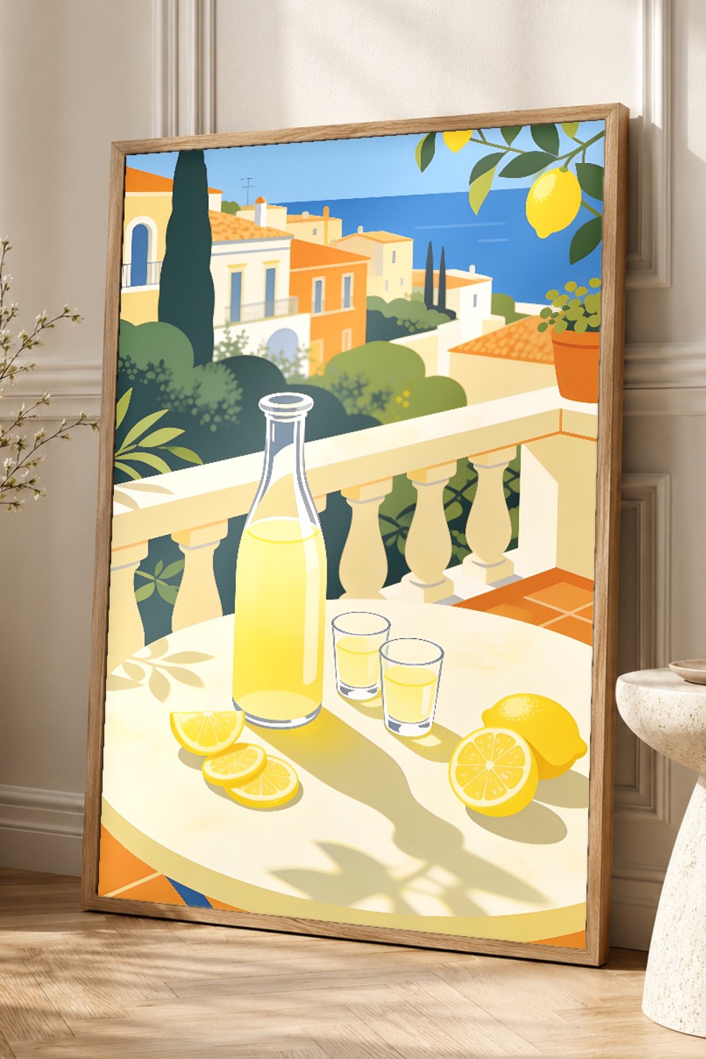 Mediterranean Limoncello Kitchen Print