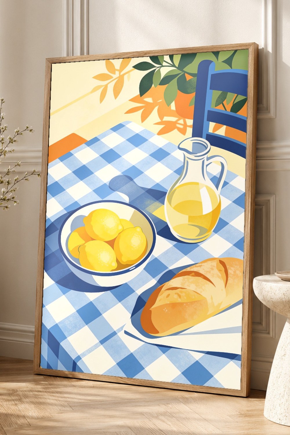 Mediterranean Lemon Kitchen Print
