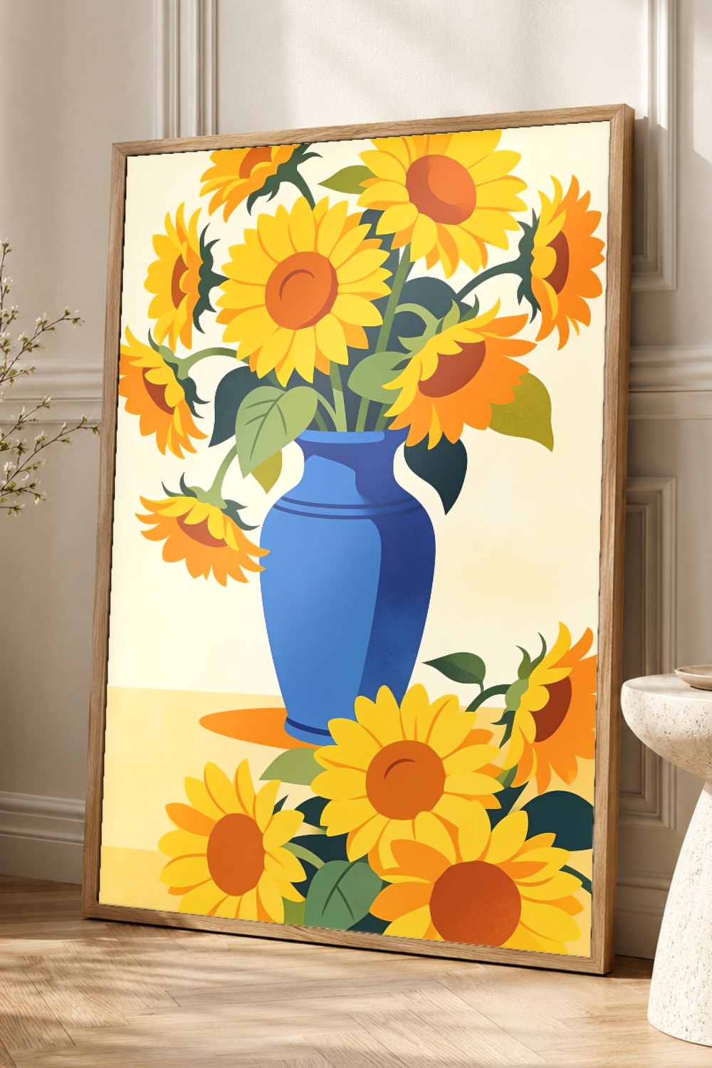 Mediterranean Sunflower Kitchen Print