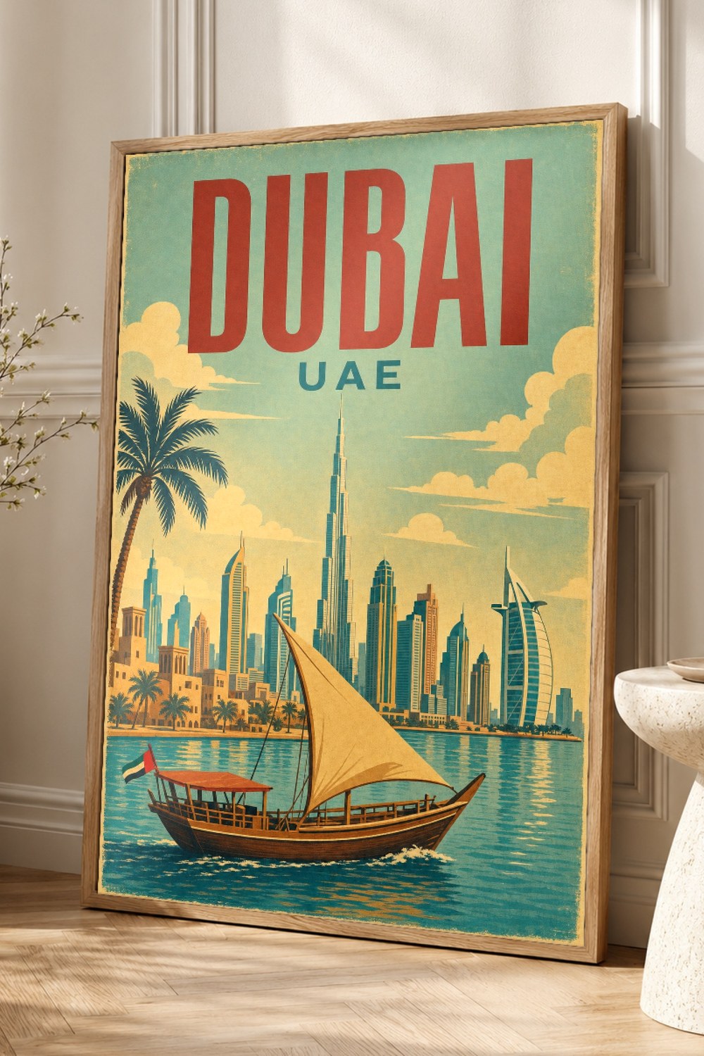 Dubai Travel Poster