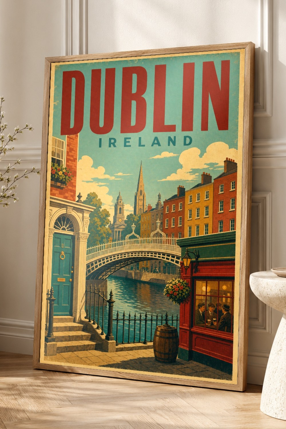Dublin Travel Poster