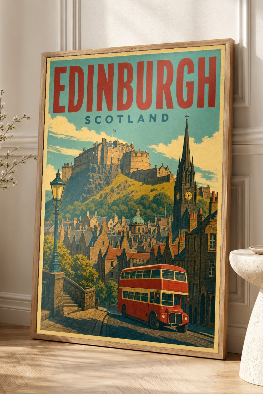 Edinburgh Travel Poster