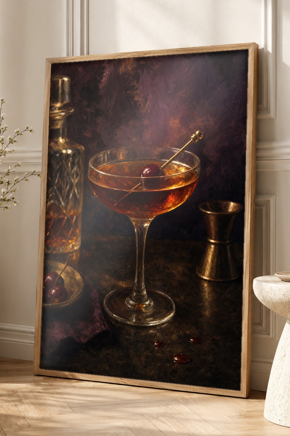 Manhattan Cocktail Print