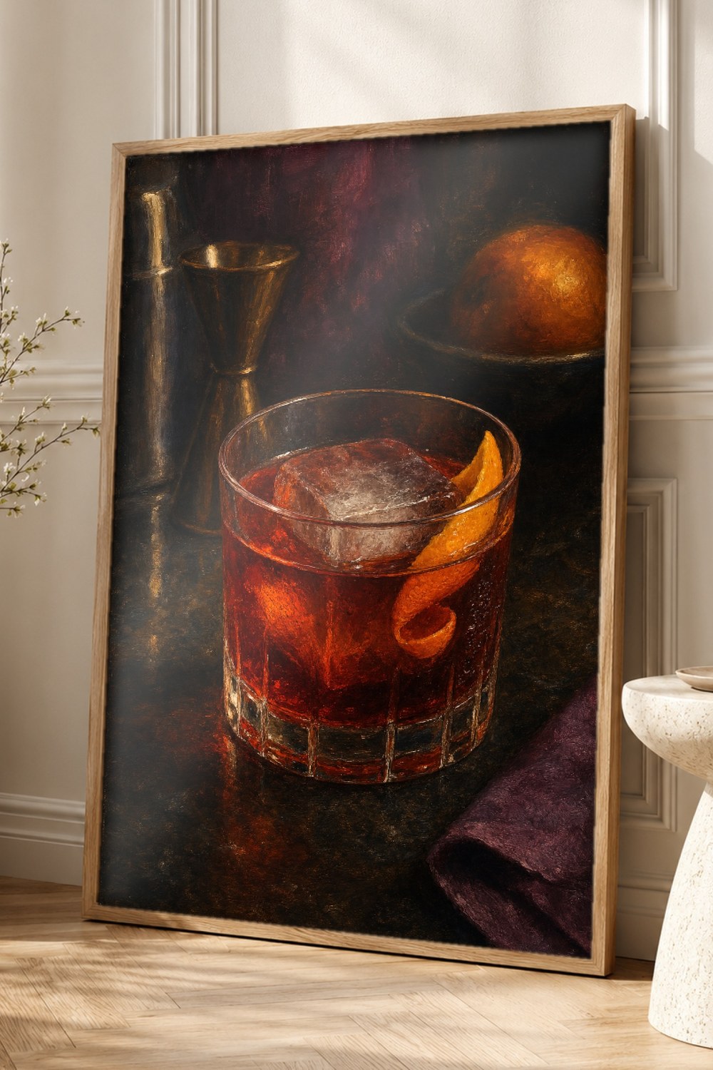 Boulevardier Cocktail Print