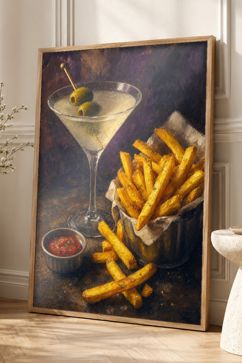 Dirty Martini Fries Wall Art Print