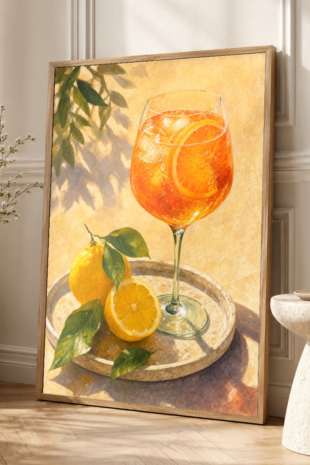 Orange Spritz Lemon Wall Art