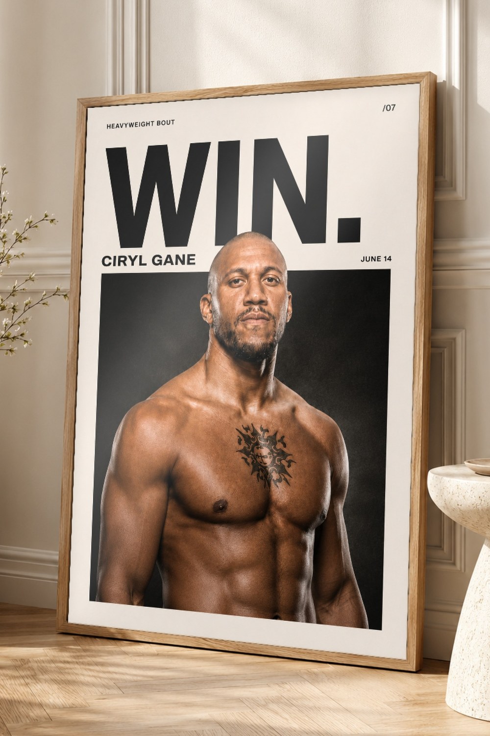 Ciryl Gane Poster