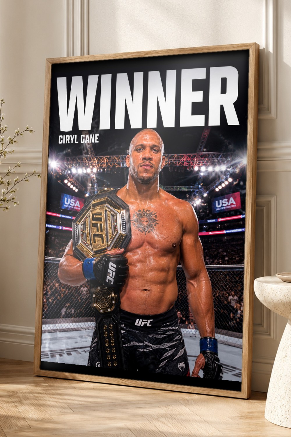 Ciryl Gane Champion Poster
