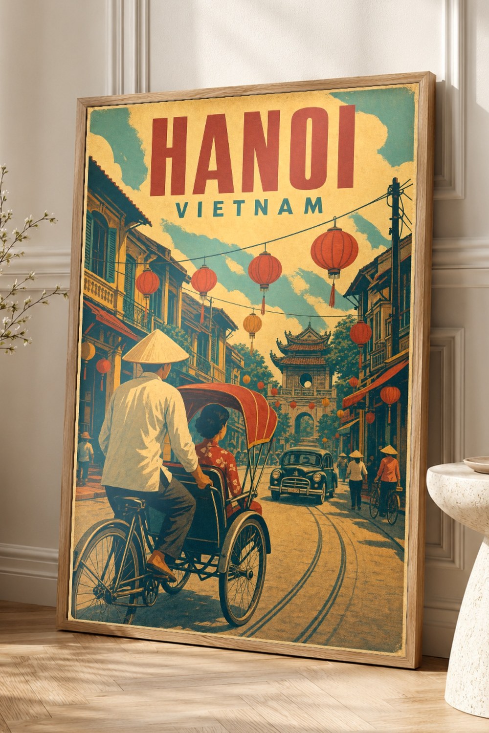 Hanoi Travel Poster