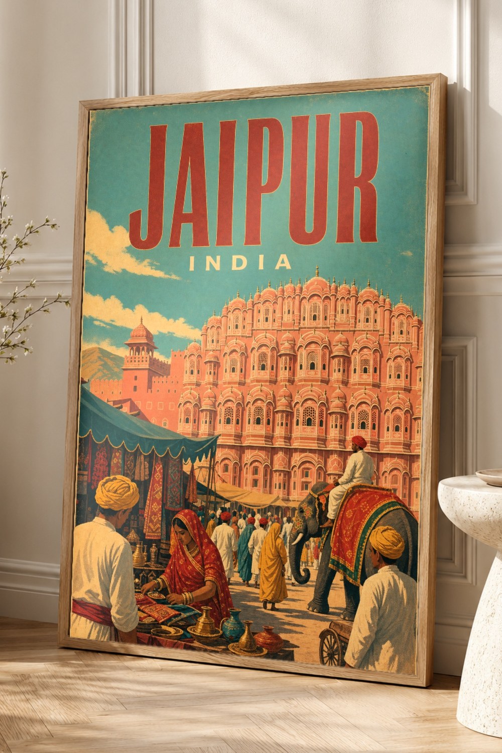 Jaipur Travel Poster