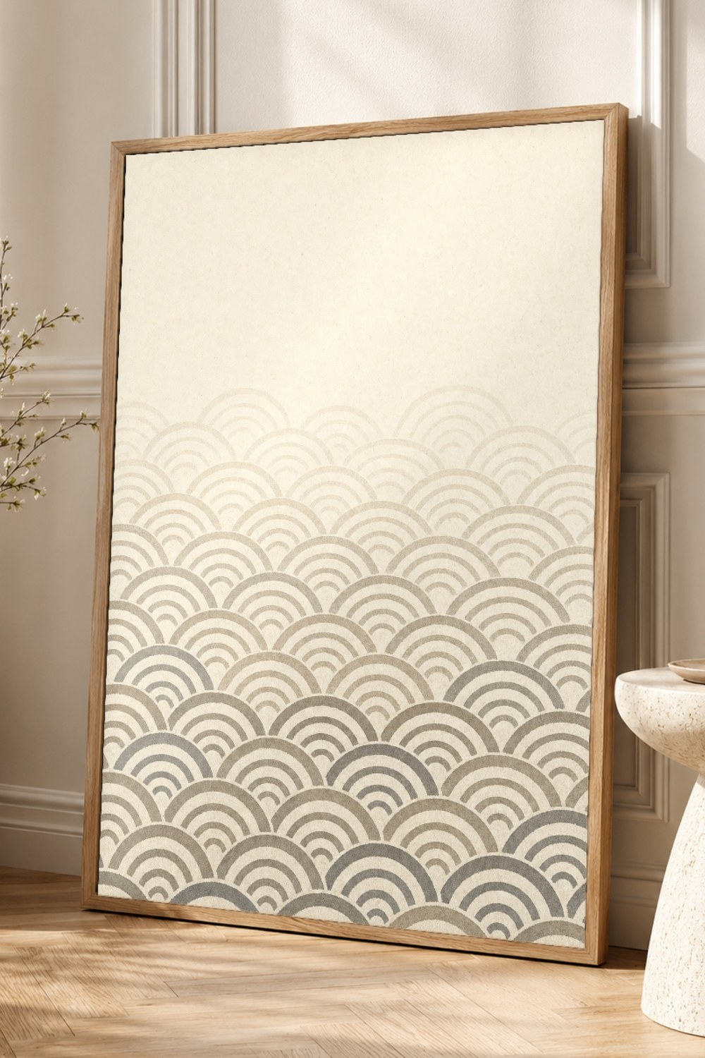 Neutral Gallery Wall Set Japandi Wall Art Print
