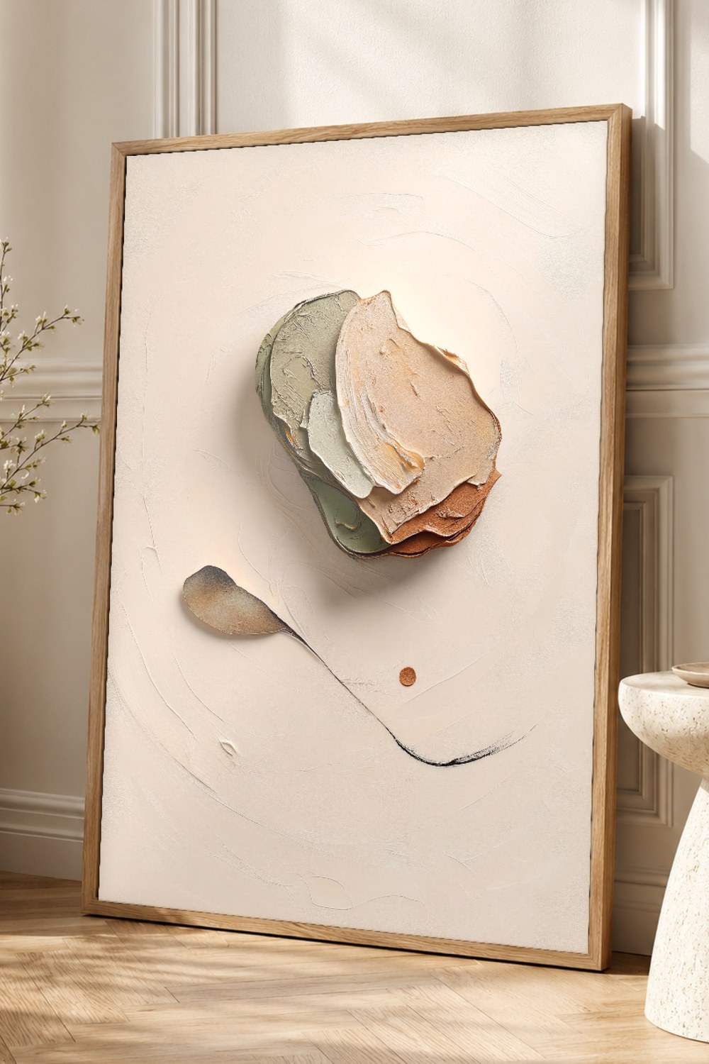 Sage Wabi Sabi Wall Art Print