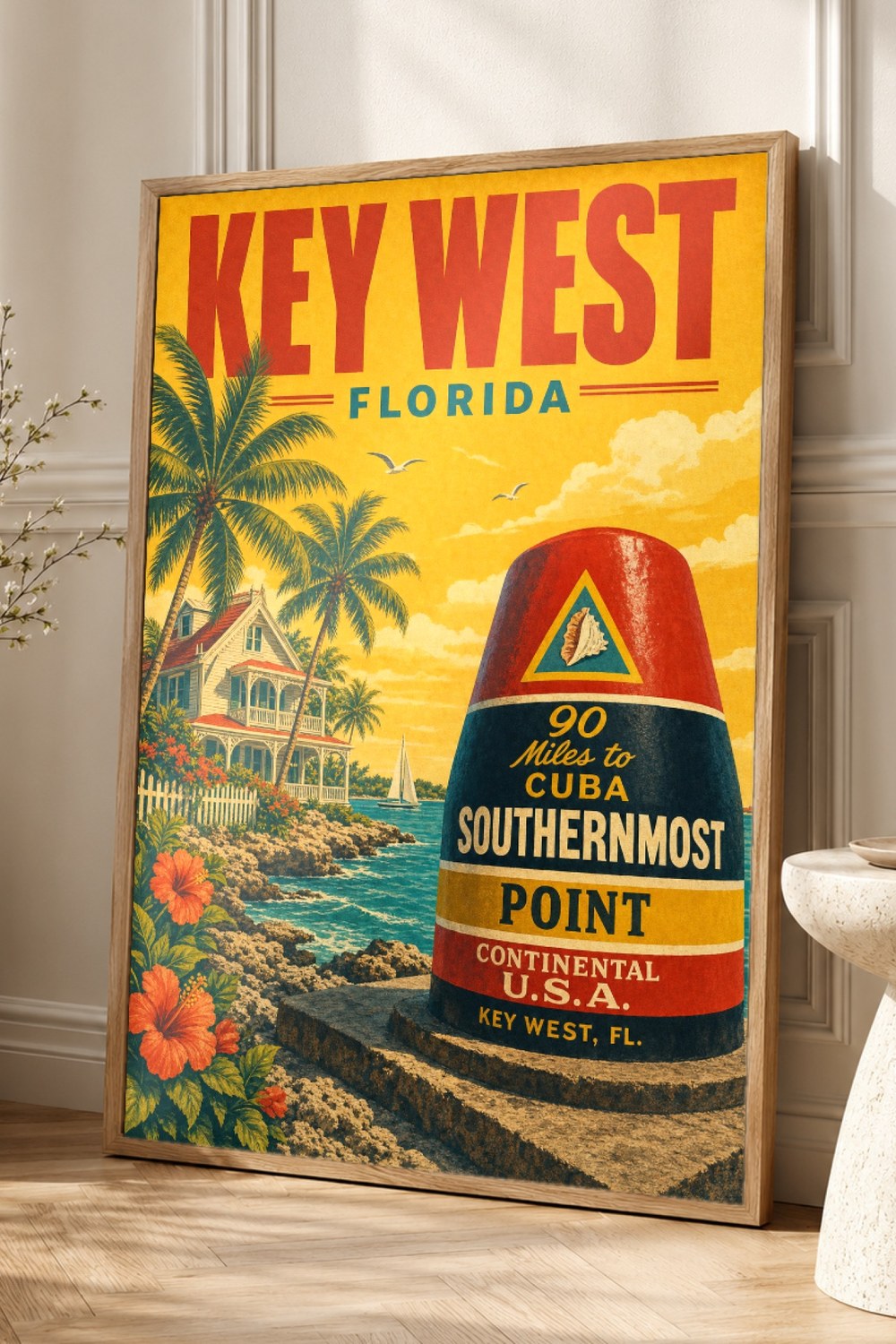 Key West Travel Poster