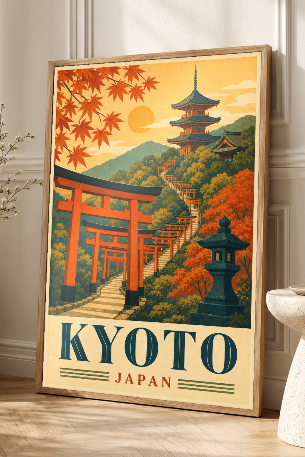 Kyoto Torii Vintage 70S