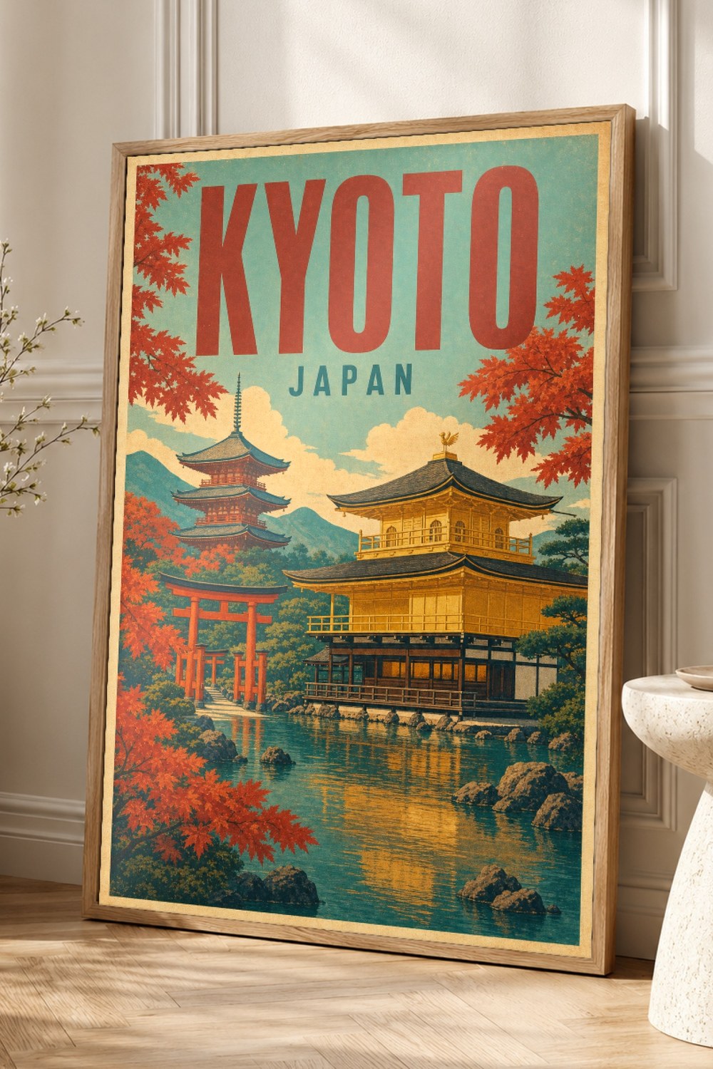 Kyoto Travel Poster