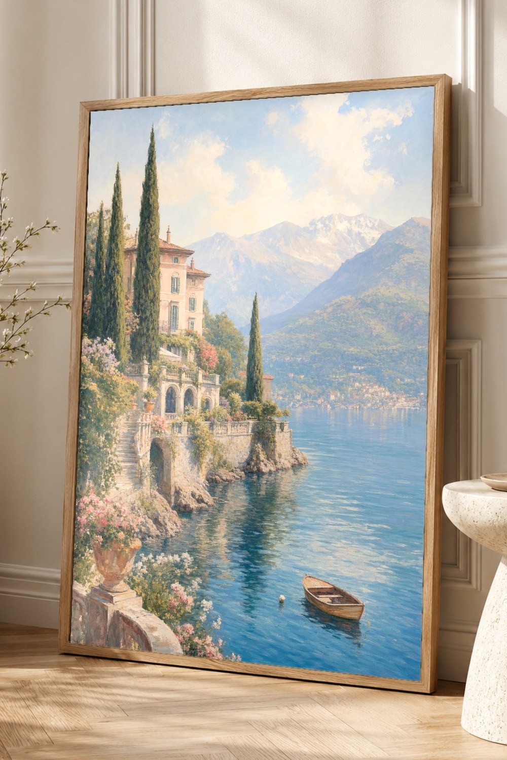 Lake Como Travel Poster