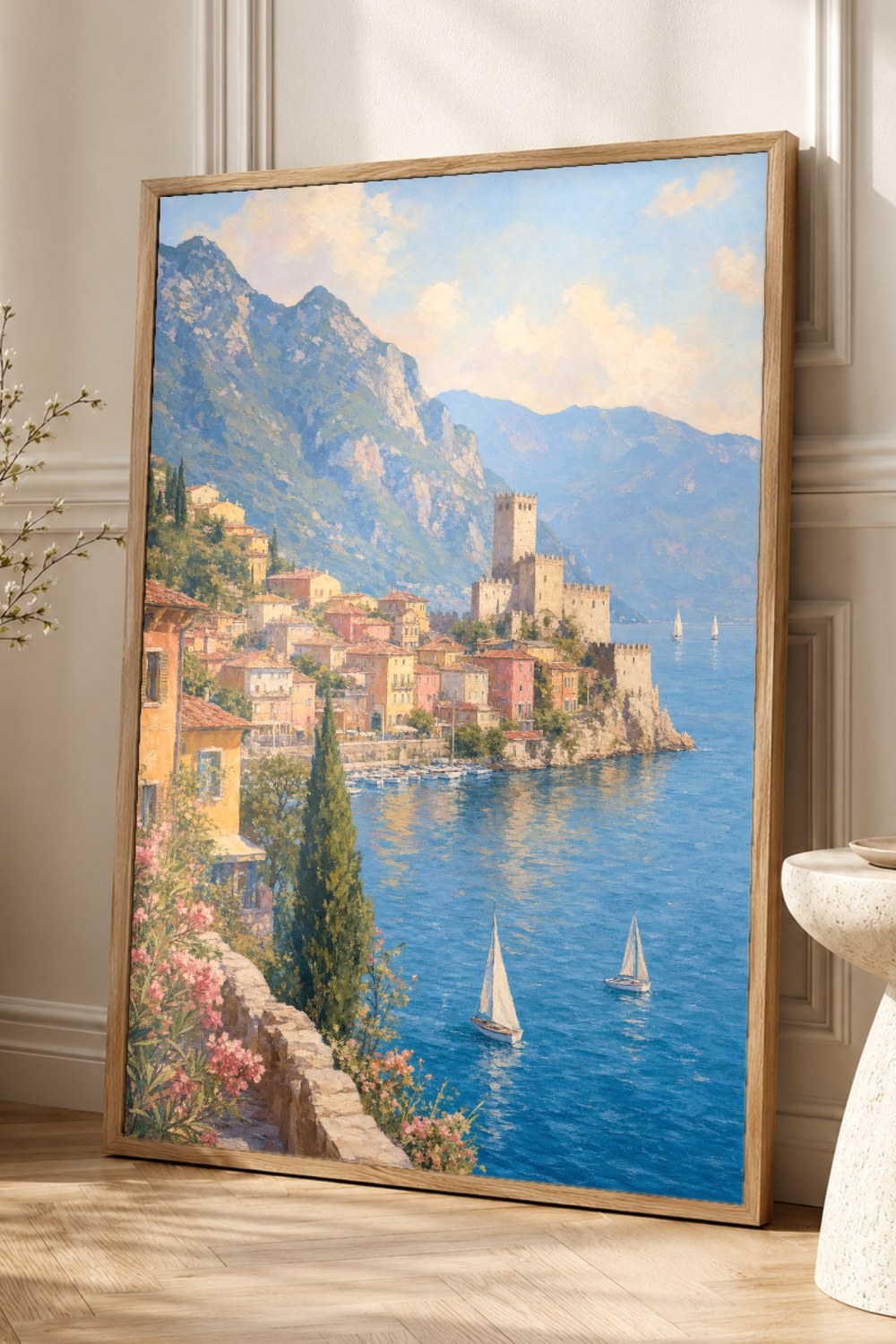 Lake Garda Travel Poster
