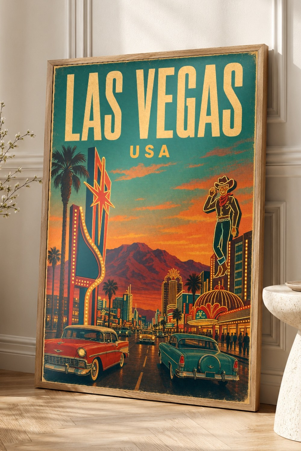 Las Vegas Travel Poster