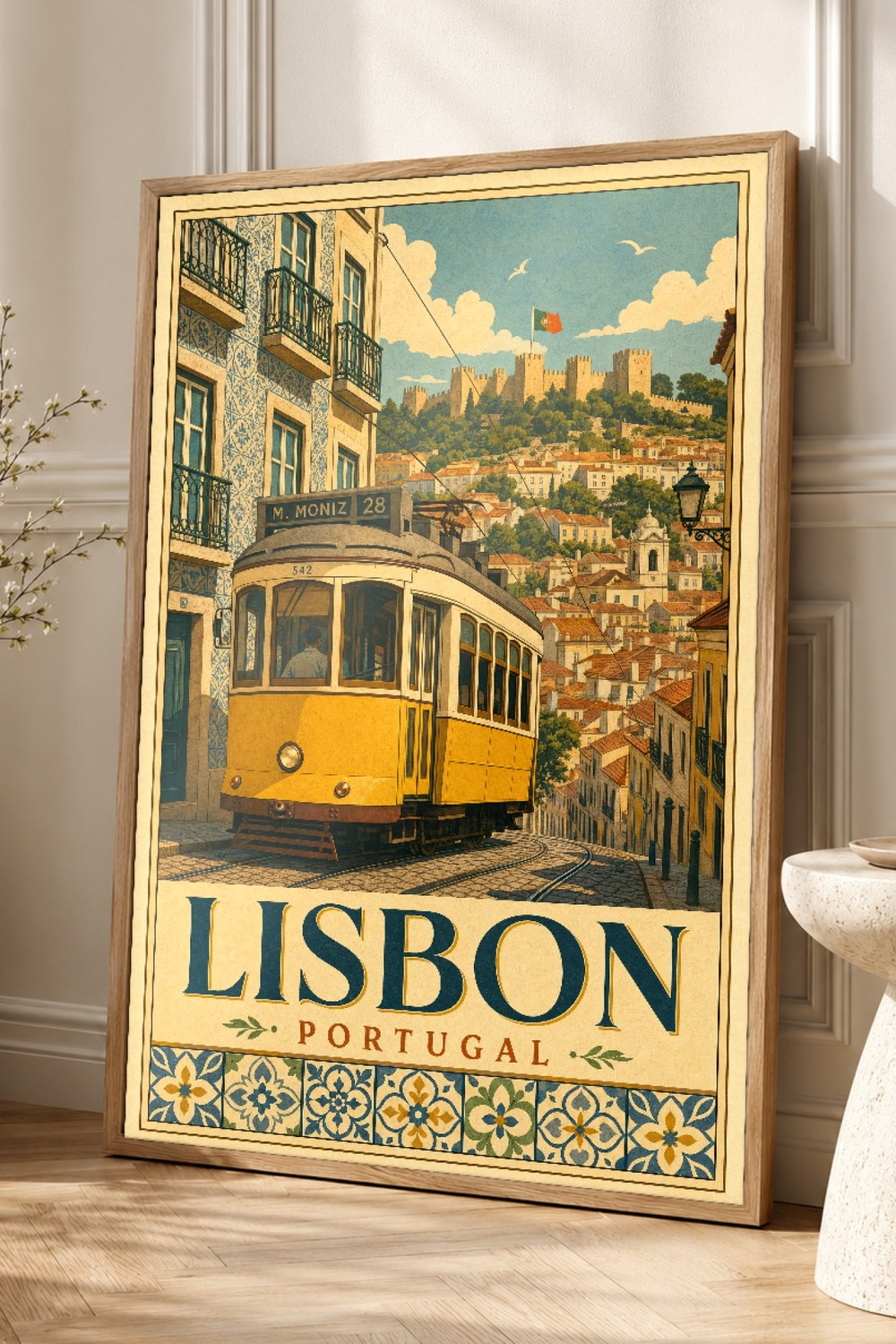 Lisbon Tram Vintage