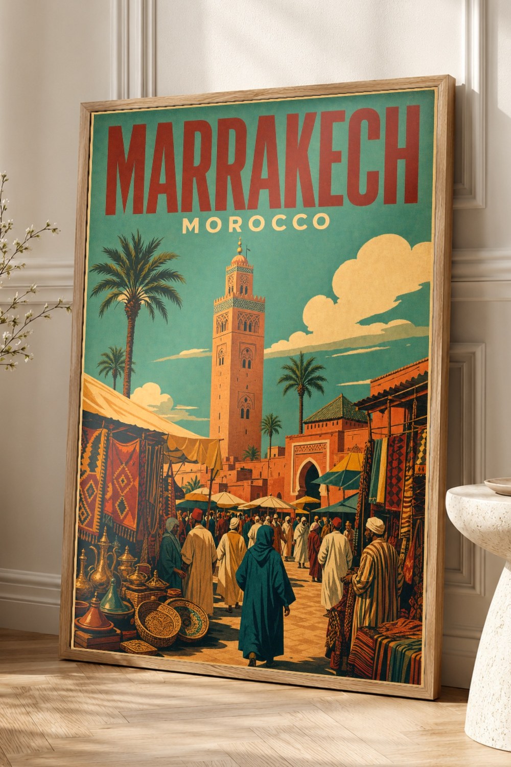 Marrakech Travel Poster
