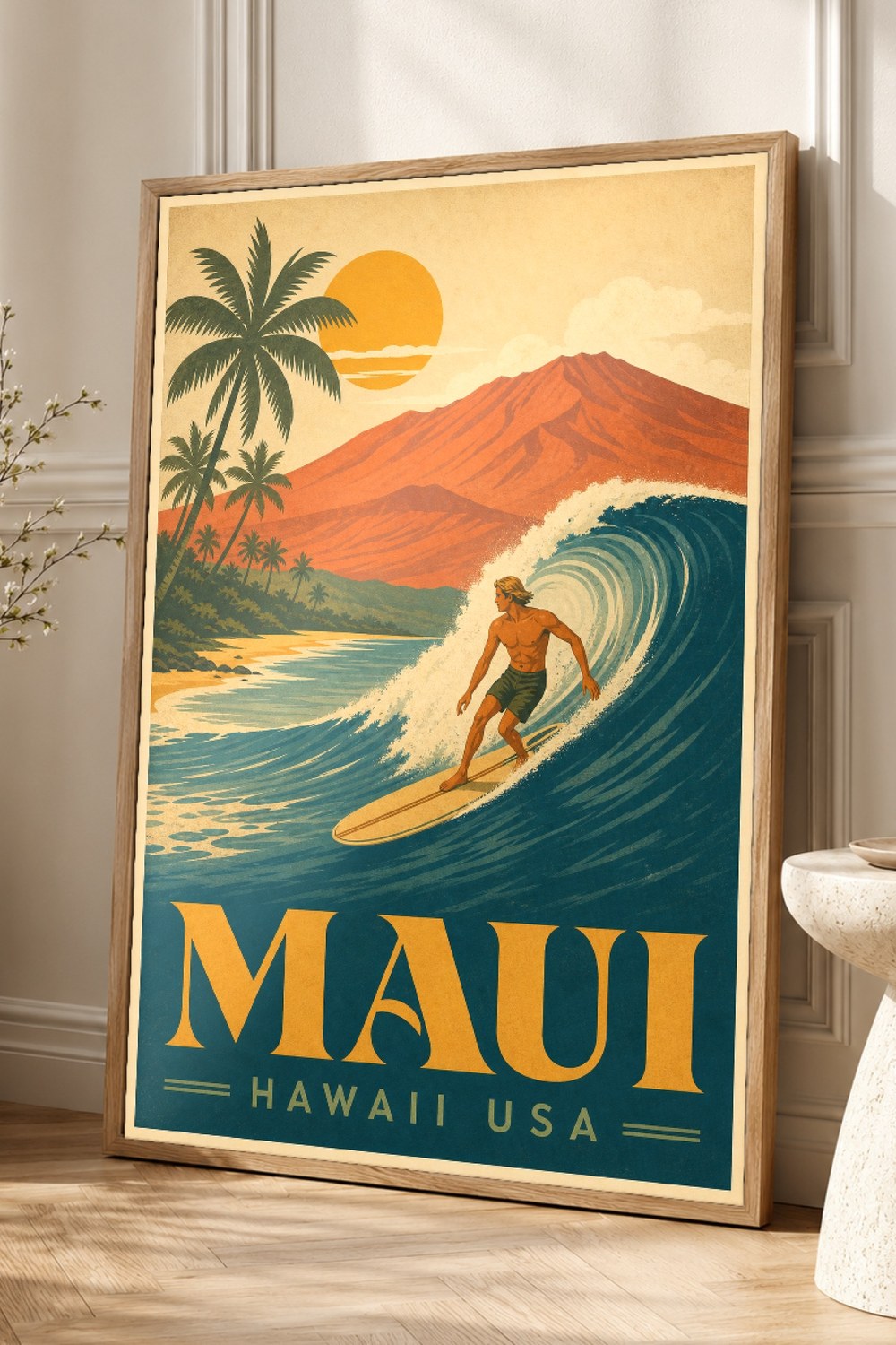 Maui Surf Vintage 70S