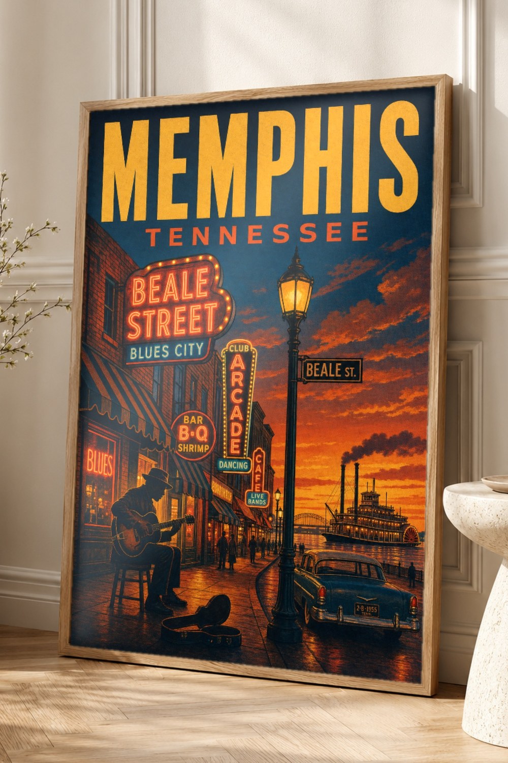 Memphis Travel Poster
